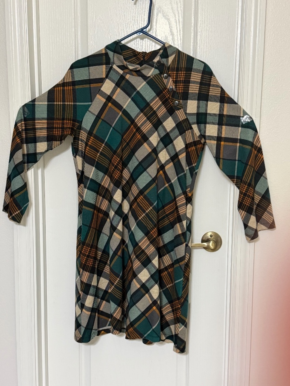 Long Sleeve flannel dress